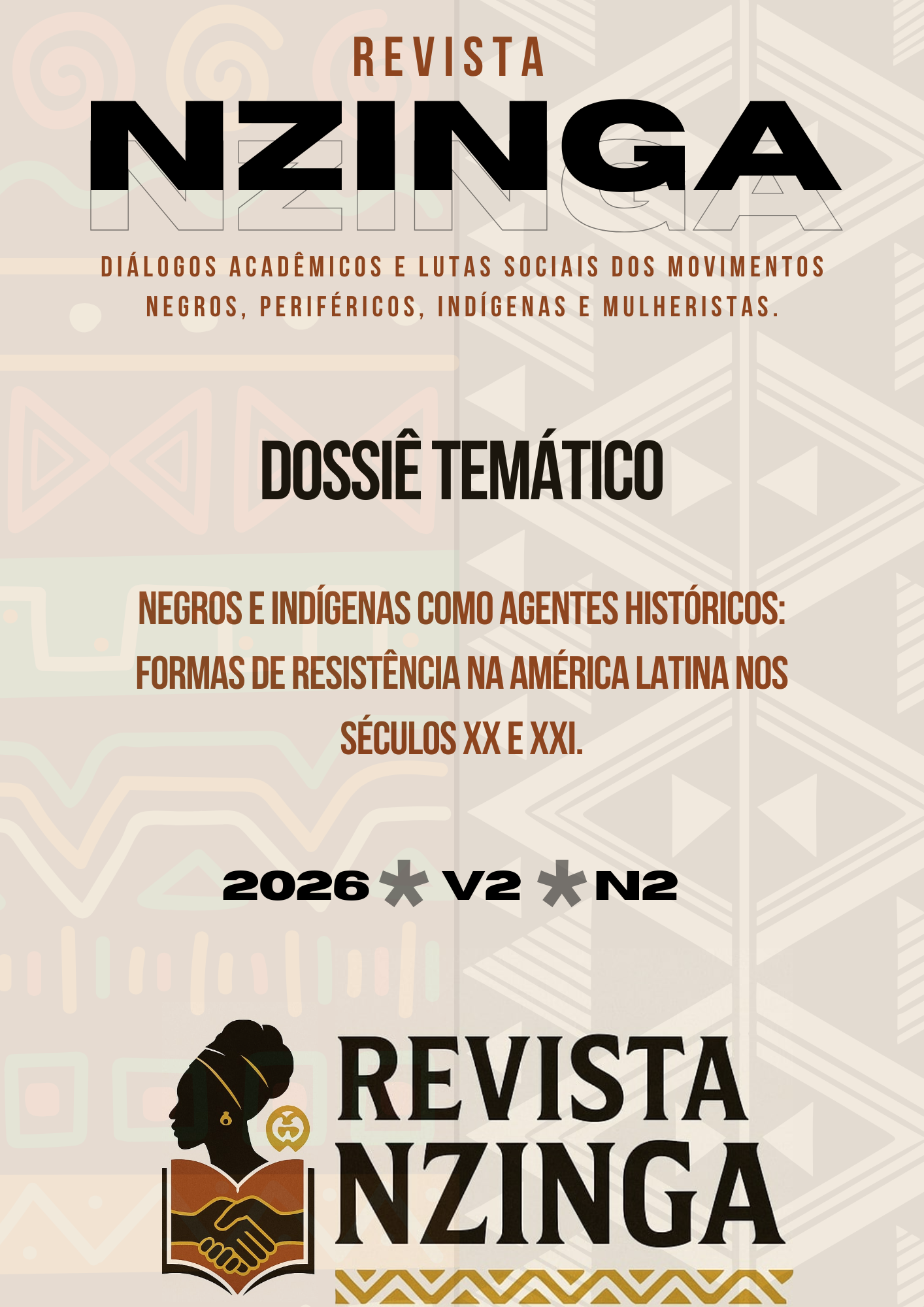 					Visualizar v. 2 n. 2 (2026):  Movimentos Sociais e Agentes Históricos: Afetos, Resistências e a Construção de Saberes na Contemporaneidade 2.
				
